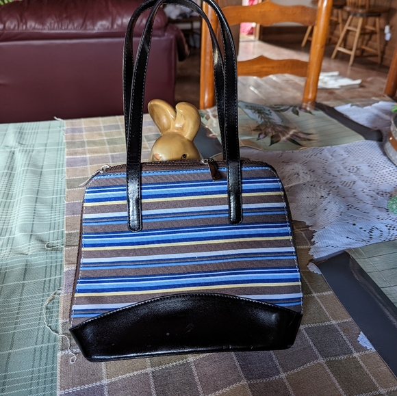 Kate Spade New York Brown and Blue Purse - Picture 8 of 14